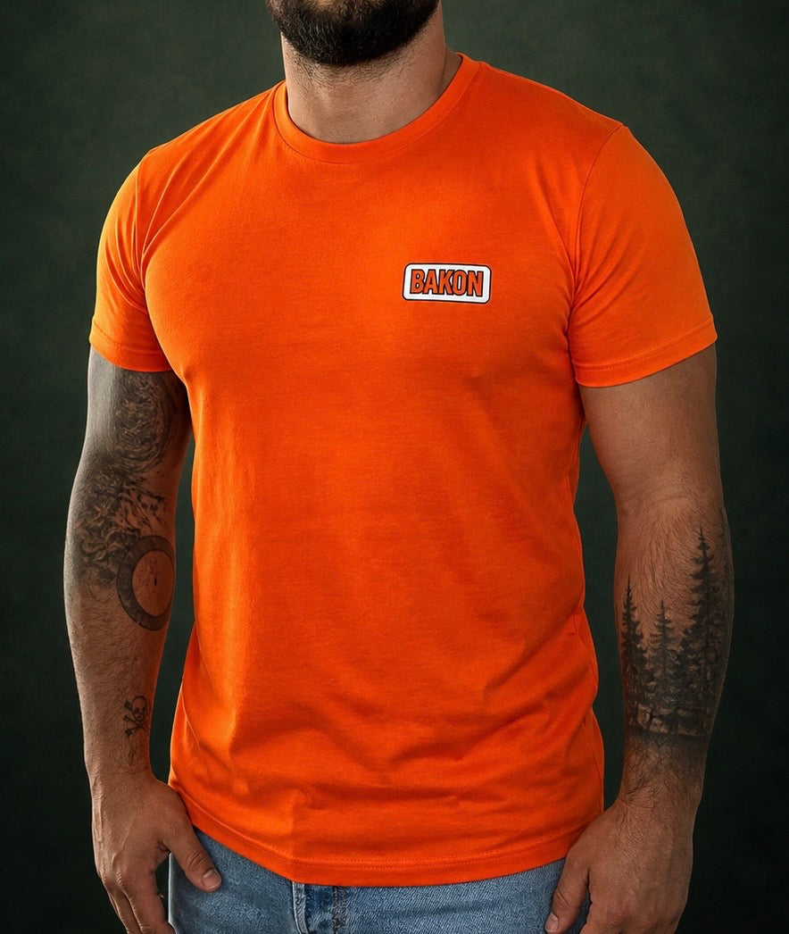 T-shirt BAKON Homme Orange